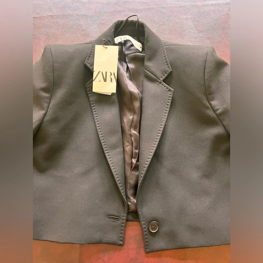 Zara Blazer, Black Size Small NWT - Picture 2 of 8